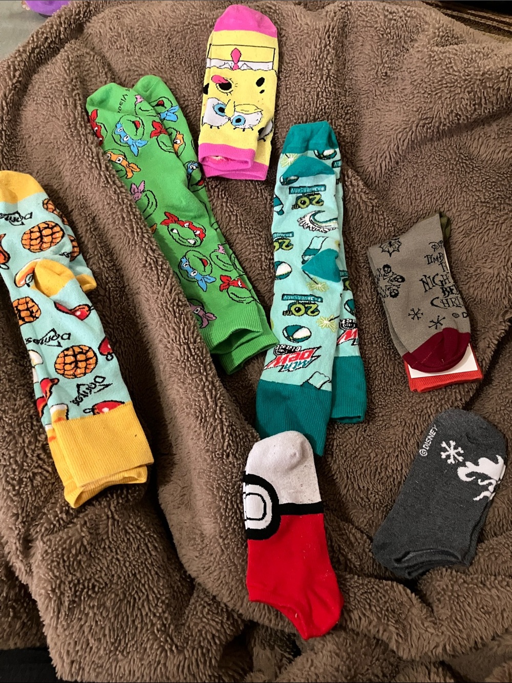 Colorful Mixed Novelty Socks - Multi-Color Patterned Pack